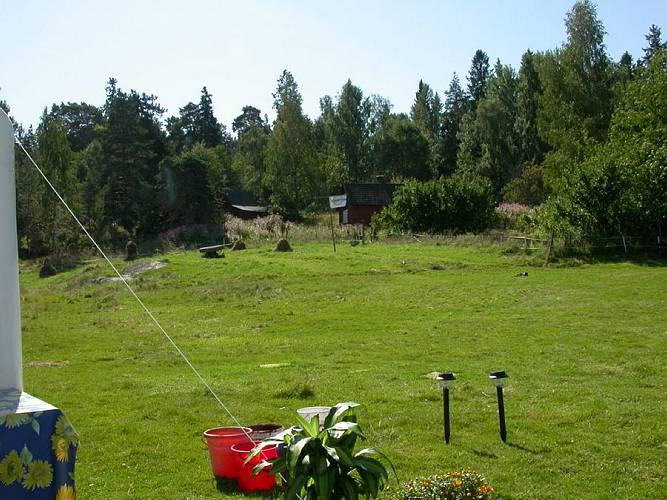 Utsikt över festplatsen